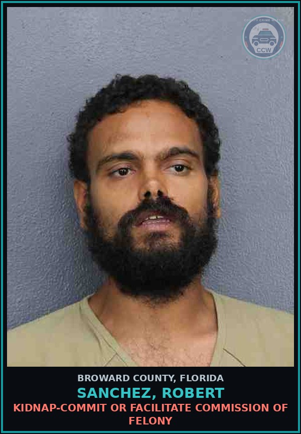 Booking mugshot of SANCHEZ, ROBERT in Broward County