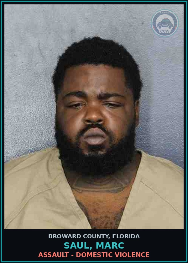 Booking mugshot of SAUL, MARC in Broward County