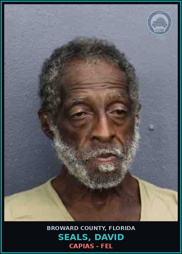 Booking mugshot of SEALS, DAVID in Broward County