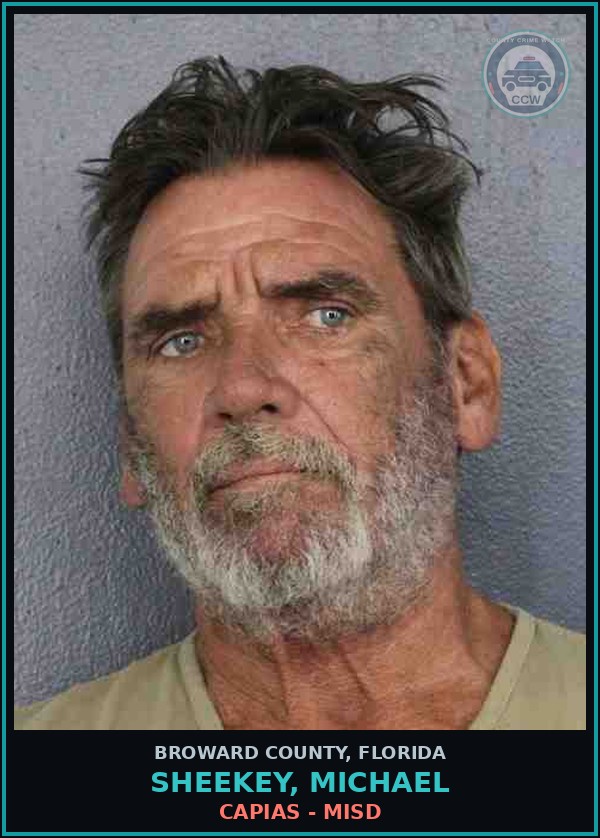 Booking mugshot of SHEEKEY, MICHAEL in Broward County