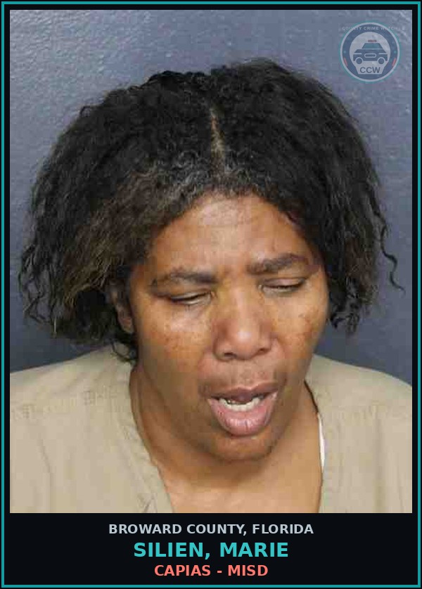 Booking mugshot of SILIEN, MARIE in Broward County