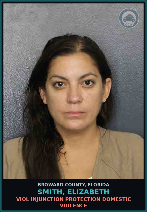 Booking mugshot of SMITH, ELIZABETH in Broward County
