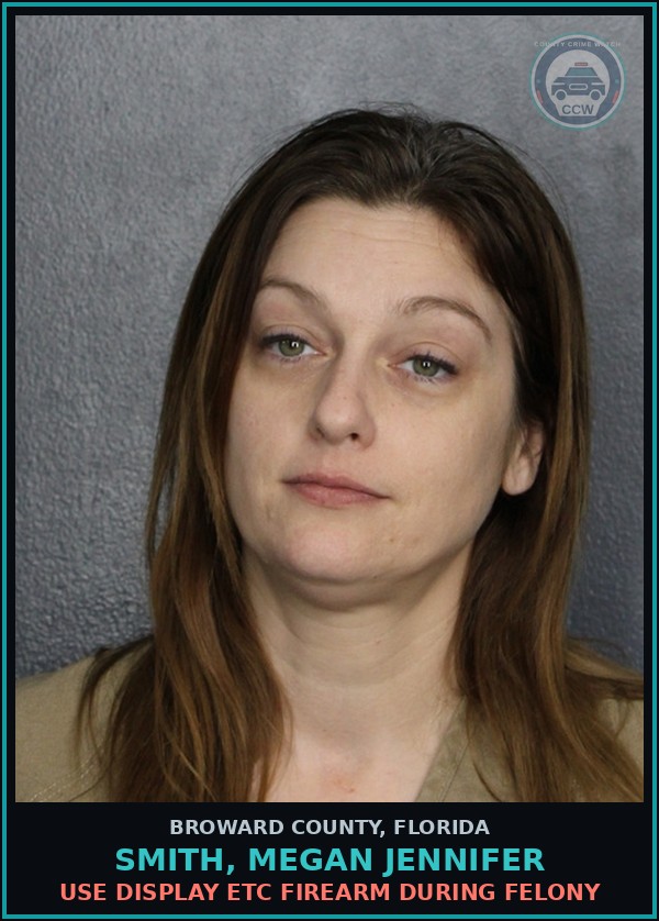 Booking mugshot of SMITH, MEGAN JENNIFER in Broward County