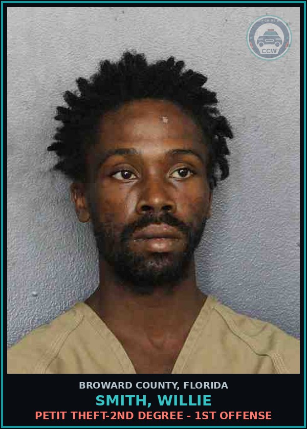Booking mugshot of SMITH, WILLIE in Broward County