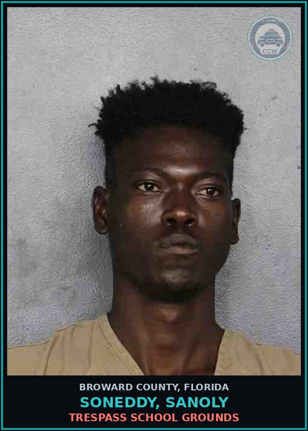 Booking mugshot of SONEDDY, SANOLY in Broward County
