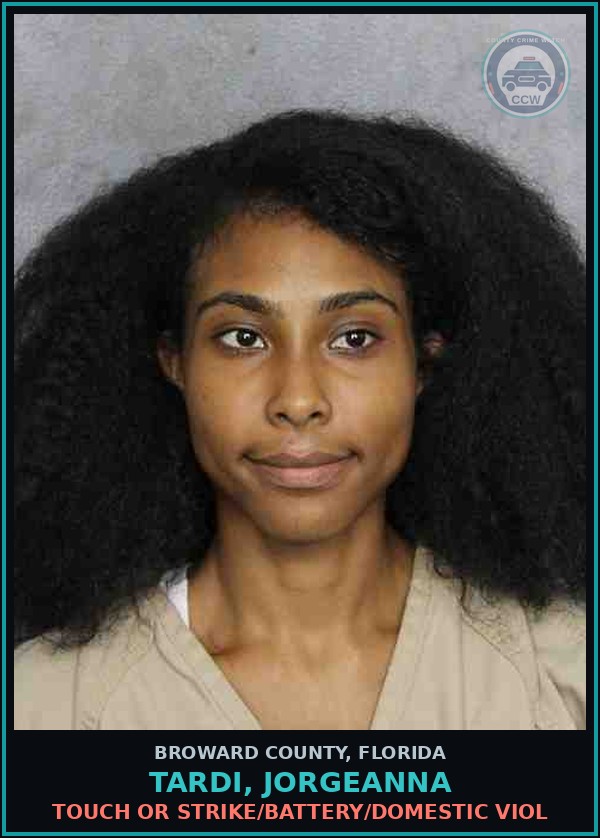 Booking mugshot of TARDI, JORGEANNA in Broward County