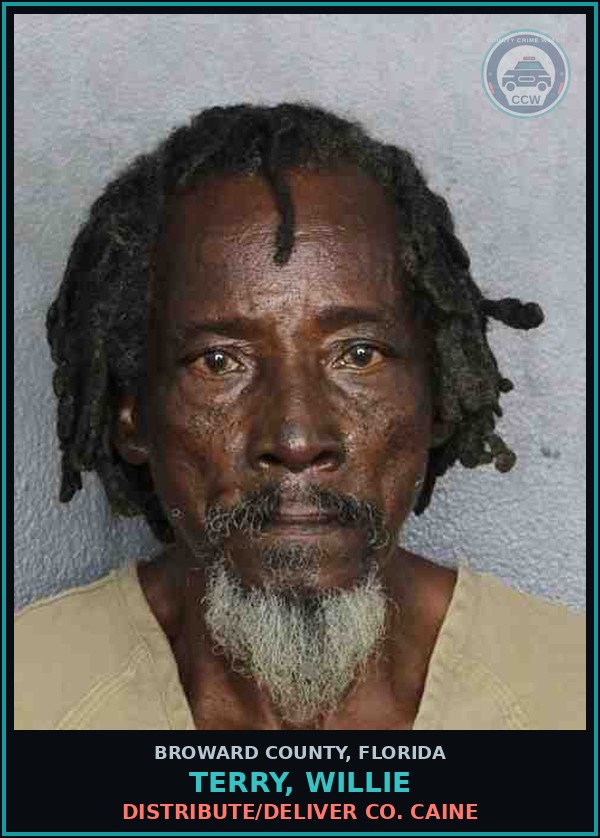 Booking mugshot of TERRY, WILLIE in Broward County