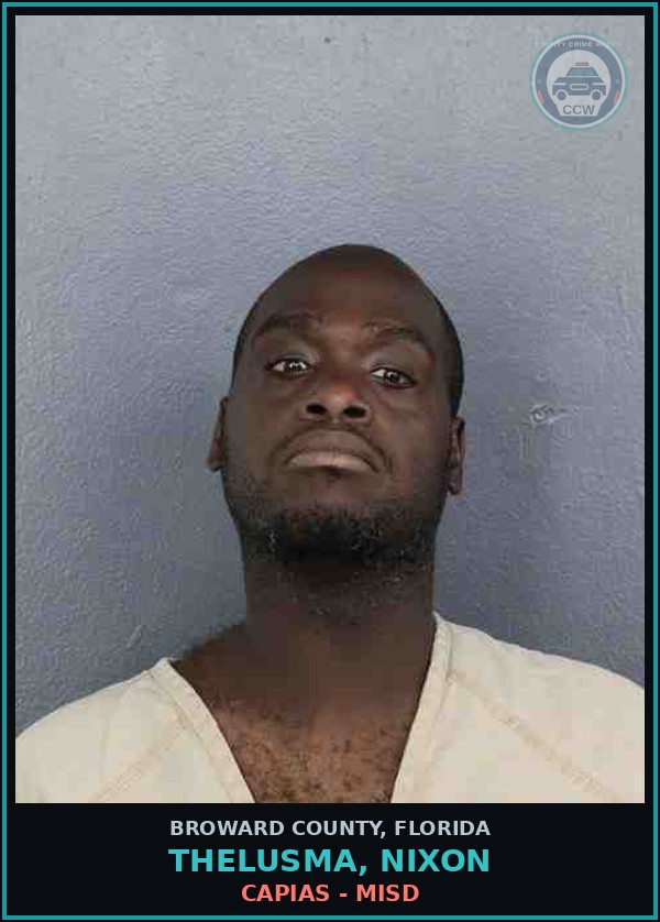Booking mugshot of THELUSMA, NIXON in Broward County
