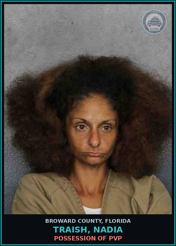 Booking mugshot of TRAISH, NADIA in Broward County