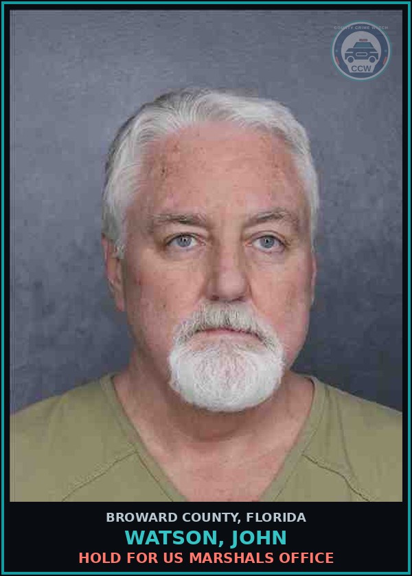Booking mugshot of WATSON, JOHN in Broward County