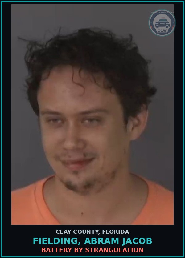 Booking mugshot of FIELDING, ABRAM JACOB in Clay County