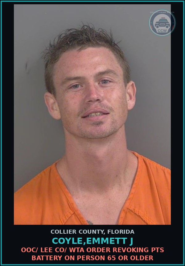 Booking mugshot of COYLE,EMMETT J in Collier County