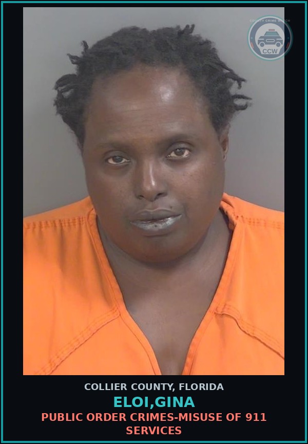 Booking mugshot of ELOI,GINA in Collier County