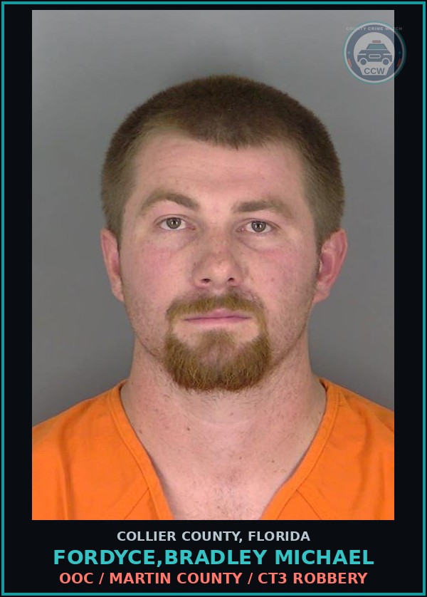 Booking mugshot of FORDYCE,BRADLEY MICHAEL in Collier County