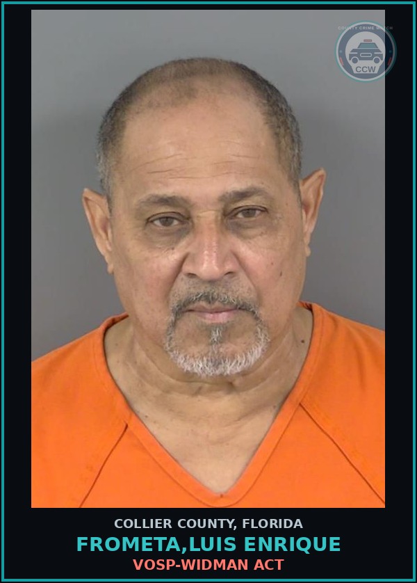 Booking mugshot of FROMETA,LUIS ENRIQUE in Collier County
