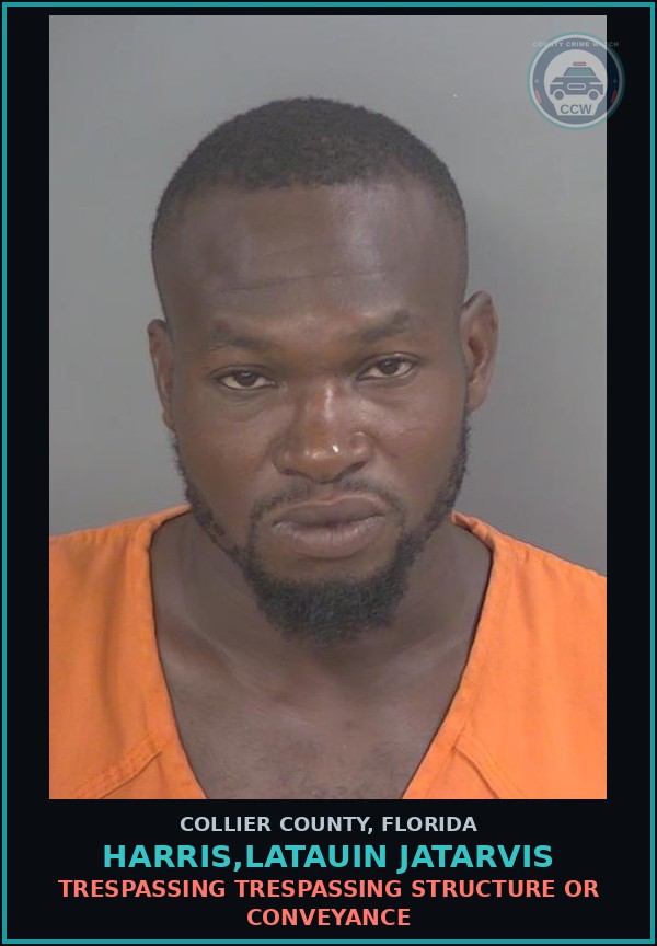 Booking mugshot of HARRIS,LATAUIN JATARVIS in Collier County