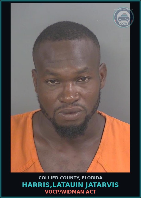 Booking mugshot of HARRIS,LATAUIN JATARVIS in Collier County
