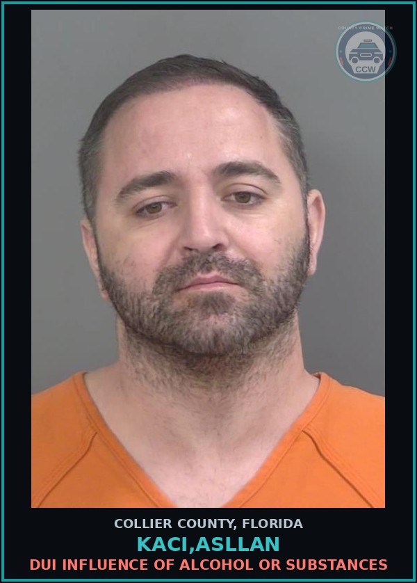 Booking mugshot of KACI,ASLLAN in Collier County