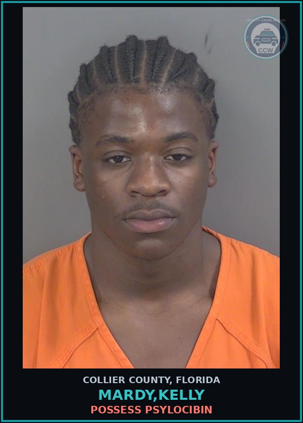 Booking mugshot of MARDY,KELLY in Collier County