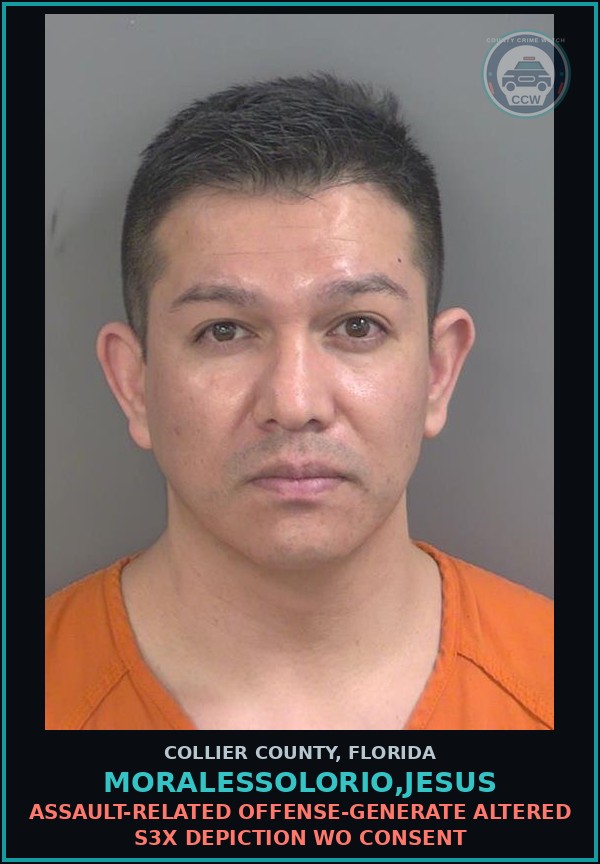 Booking mugshot of MORALESSOLORIO,JESUS in Collier County