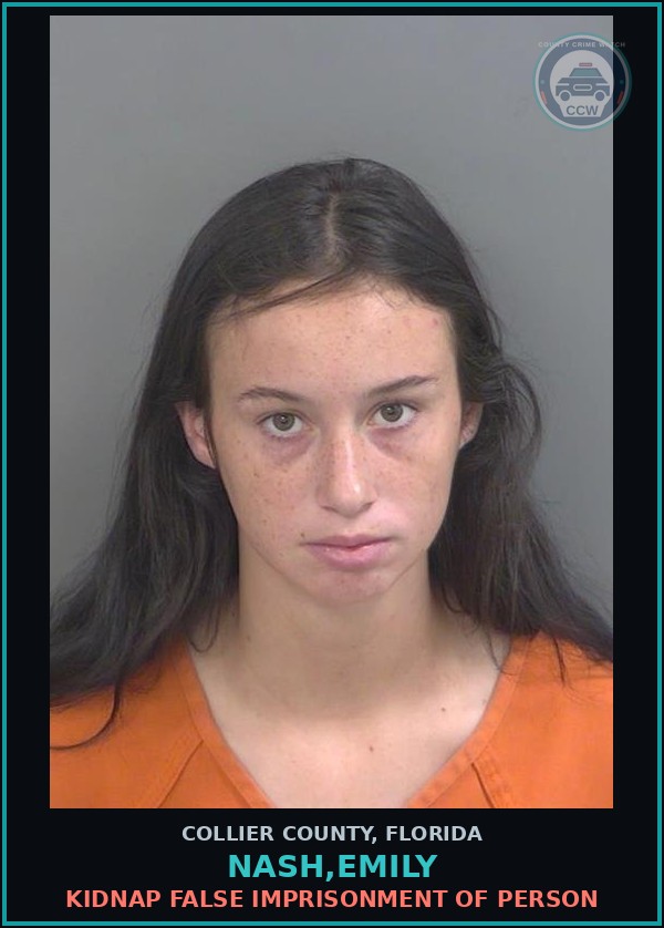 Booking mugshot of NASH,EMILY in Collier County