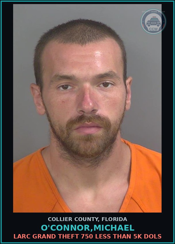 Booking mugshot of O'CONNOR,MICHAEL in Collier County