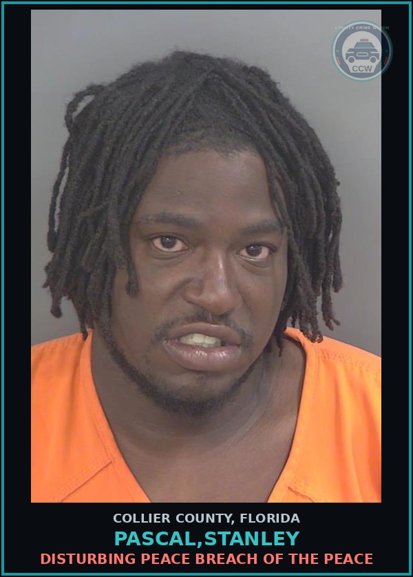 Booking mugshot of PASCAL,STANLEY in Collier County
