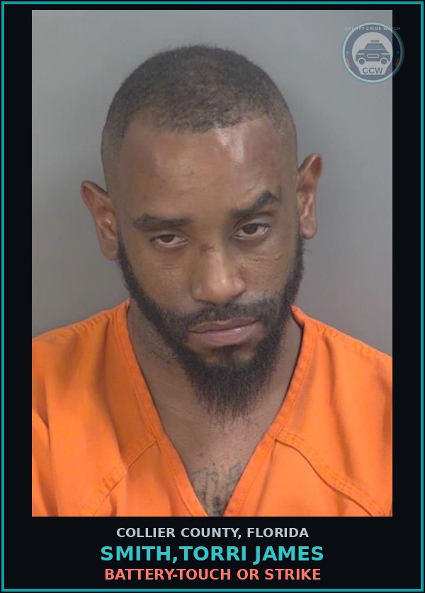 Booking mugshot of SMITH,TORRI JAMES in Collier County