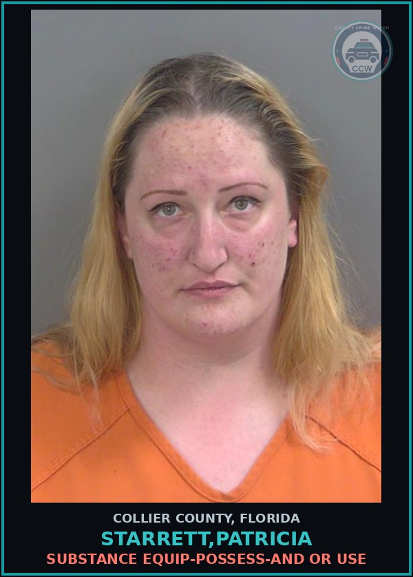Booking mugshot of STARRETT,PATRICIA in Collier County