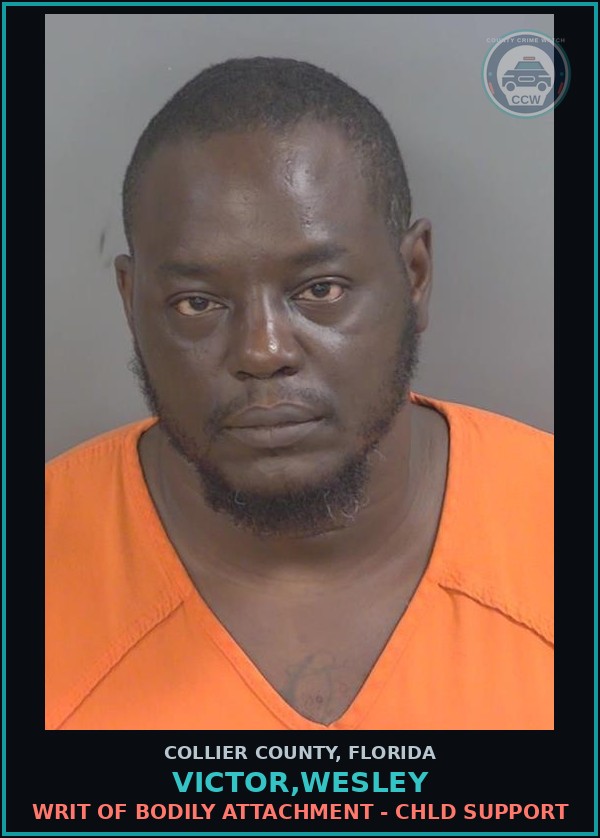 Booking mugshot of VICTOR,WESLEY in Collier County