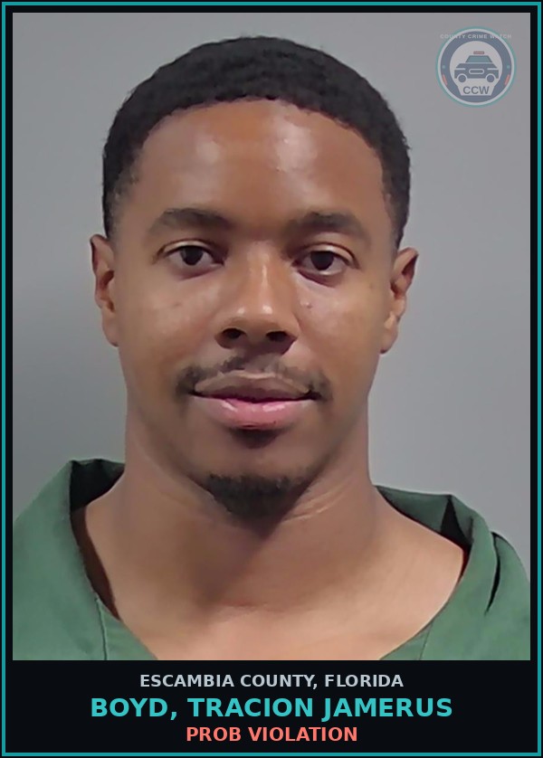 Booking mugshot of BOYD, TRACION JAMERUS in Escambia County