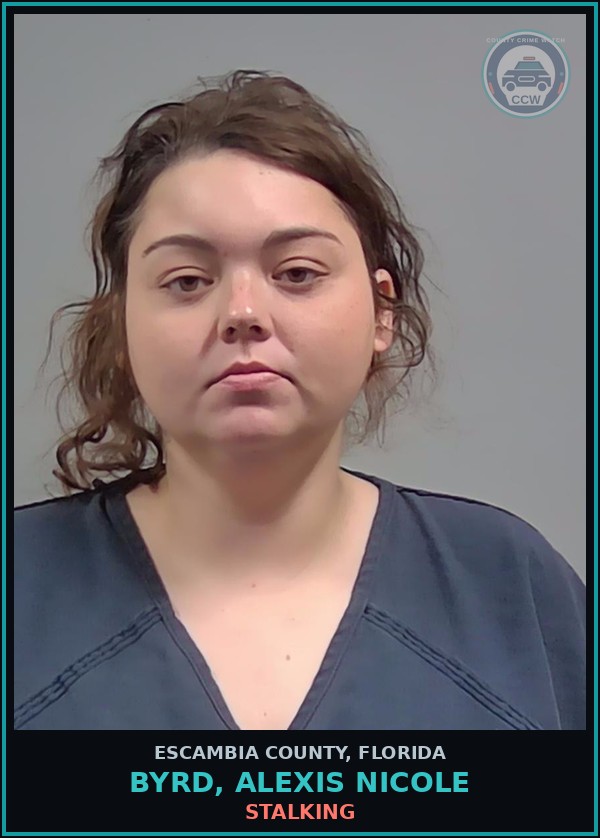 Booking mugshot of BYRD, ALEXIS NICOLE in Escambia County