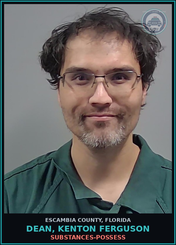 Booking mugshot of DEAN, KENTON FERGUSON in Escambia County
