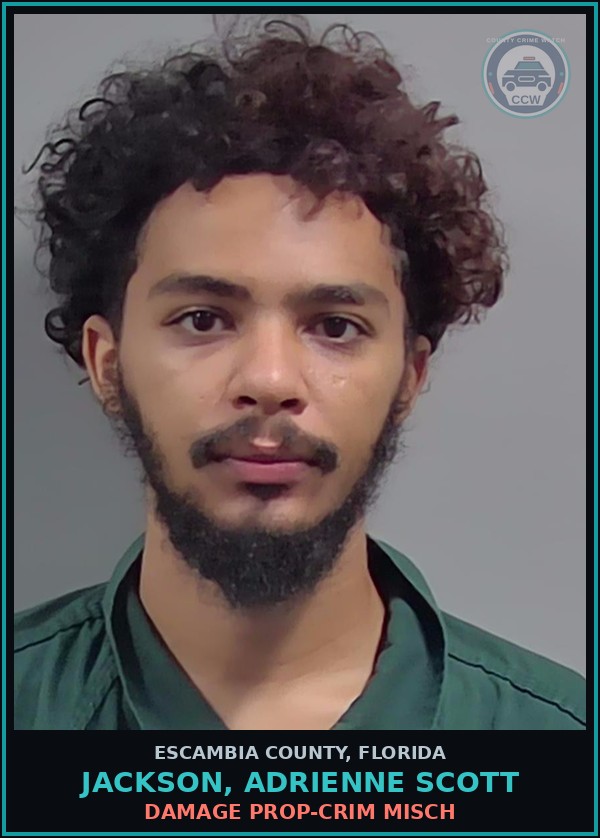Booking mugshot of JACKSON, ADRIENNE SCOTT in Escambia County
