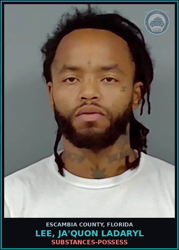 Booking mugshot of LEE, JA'QUON LADARYL in Escambia County