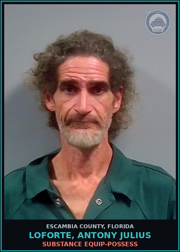 Booking mugshot of LOFORTE, ANTONY JULIUS in Escambia County