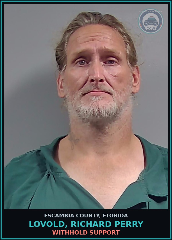 Booking mugshot of LOVOLD, RICHARD PERRY in Escambia County