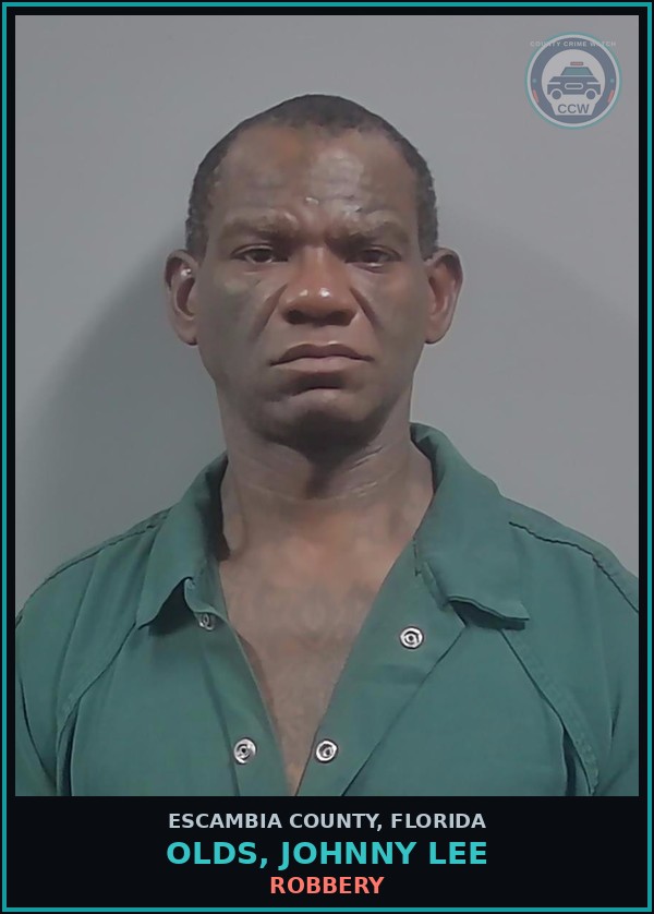 Booking mugshot of OLDS, JOHNNY LEE in Escambia County