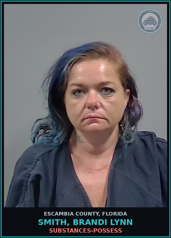 Booking mugshot of SMITH, BRANDI LYNN in Escambia County