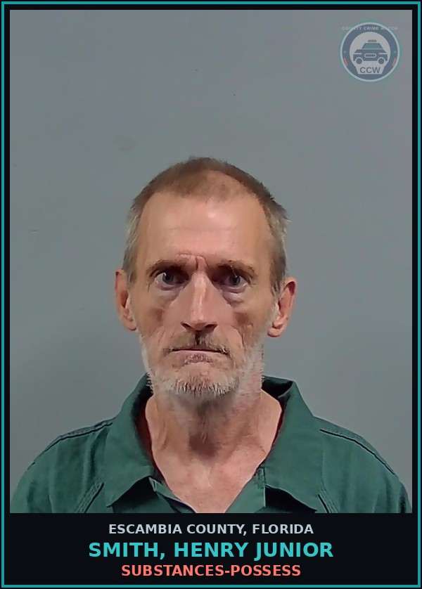 Booking mugshot of SMITH, HENRY JUNIOR in Escambia County