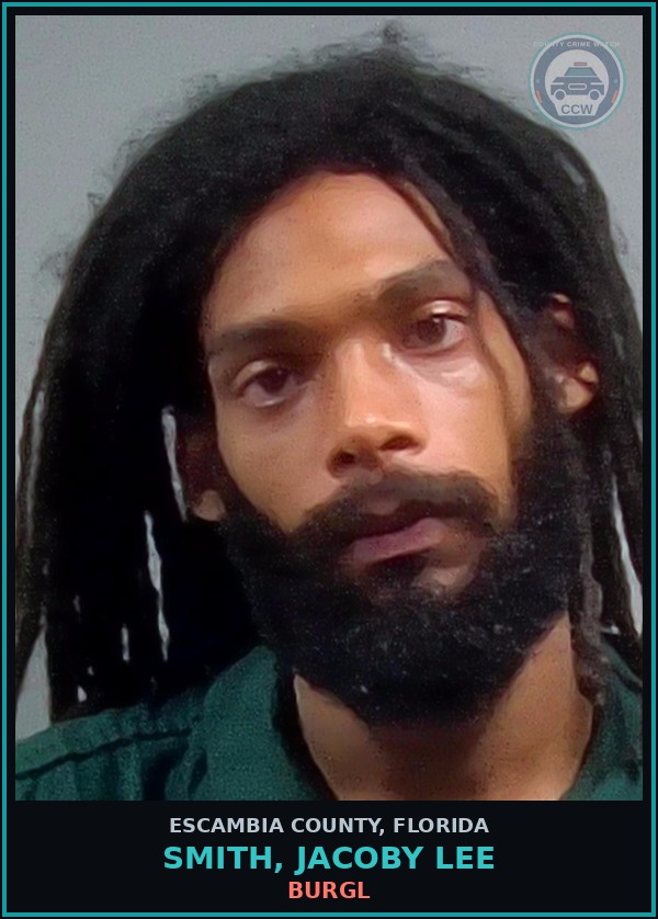 Booking mugshot of SMITH, JACOBY LEE in Escambia County