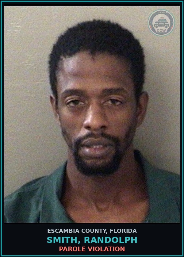 Booking mugshot of SMITH, RANDOLPH in Escambia County