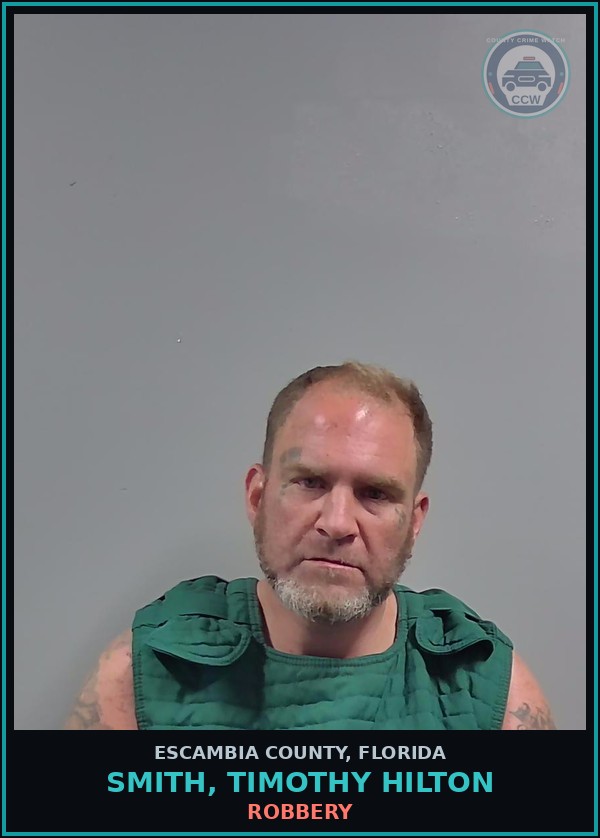 Booking mugshot of SMITH, TIMOTHY HILTON in Escambia County