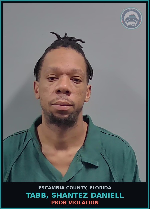 Booking mugshot of TABB, SHANTEZ DANIELL in Escambia County
