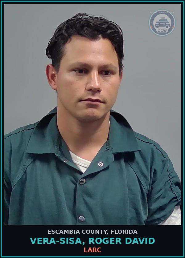 Booking mugshot of VERA-SISA, ROGER DAVID in Escambia County