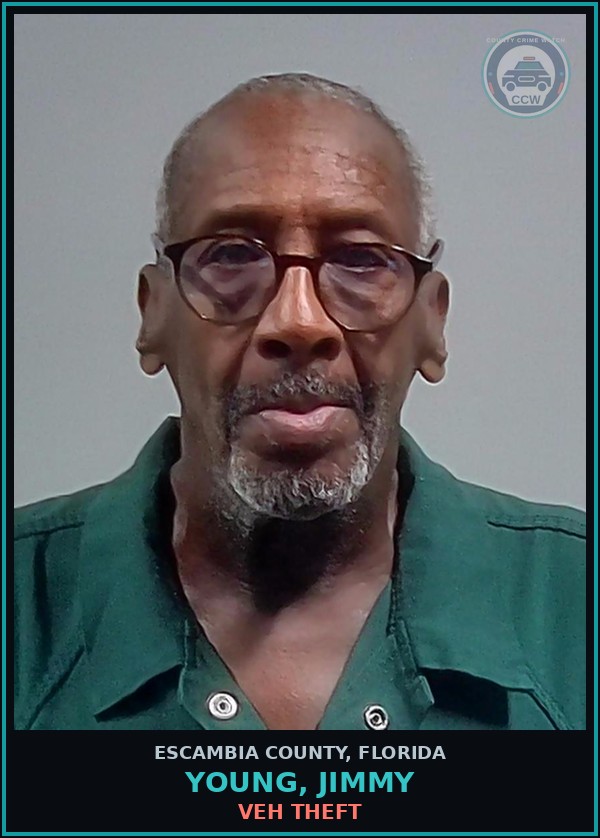 Booking mugshot of YOUNG, JIMMY in Escambia County