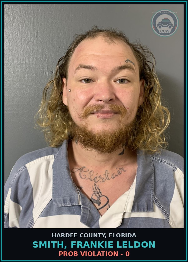 Booking mugshot of Smith, Frankie Leldon in Hardee County