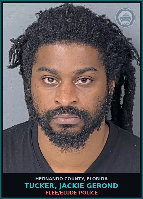 Booking mugshot of TUCKER, JACKIE GEROND in Hernando County