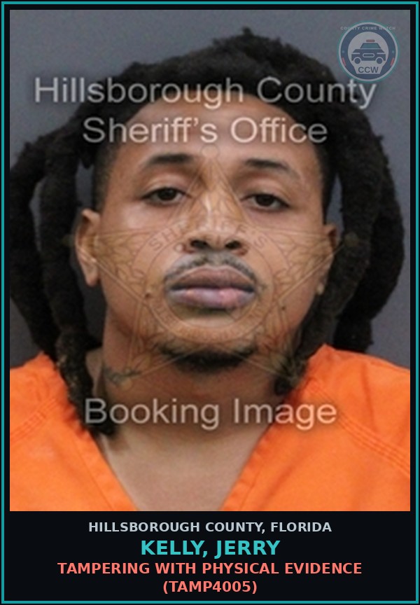 Booking mugshot of KELLY, JERRY in Hillsborough County
