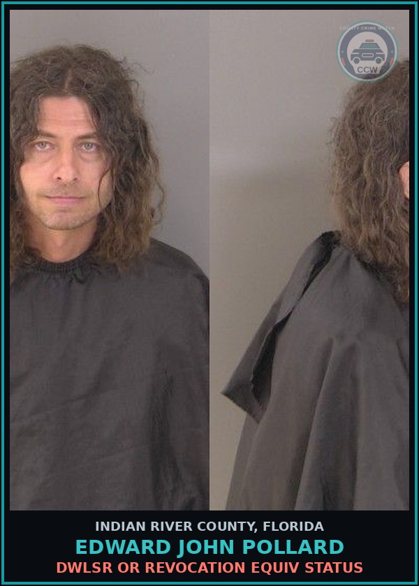 Booking mugshot of Edward John Pollard in Indian River County